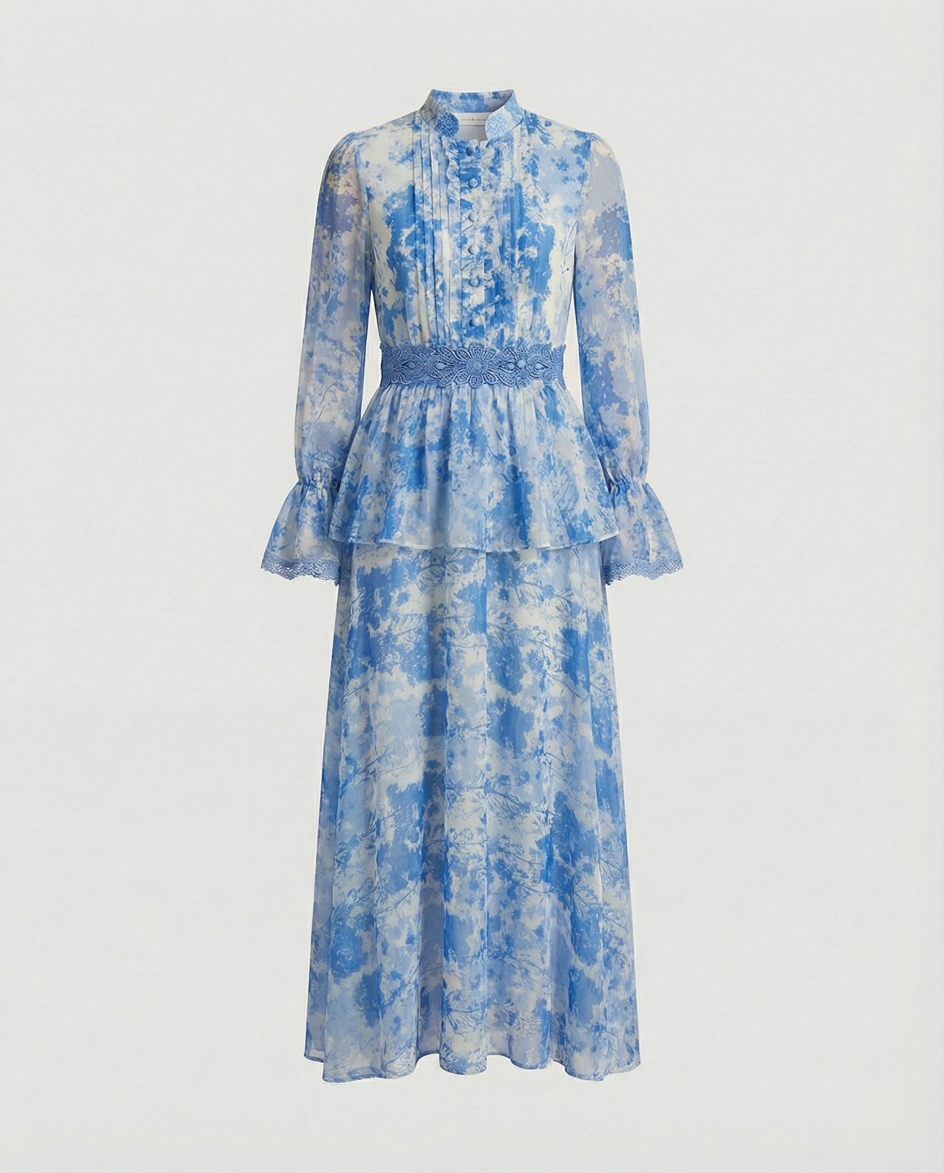 Damen Maxikleid Chiffon elegant
