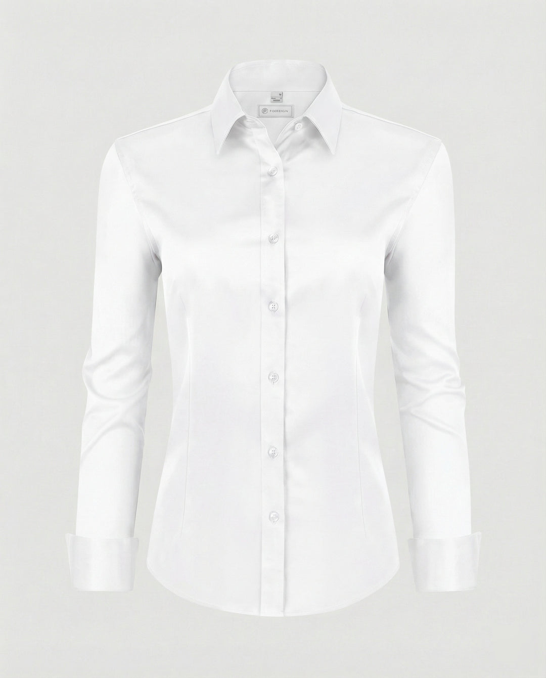 Damen Hemdbluse Stretch tailliert