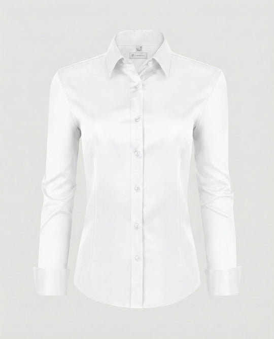 Damen Hemdbluse Stretch tailliert