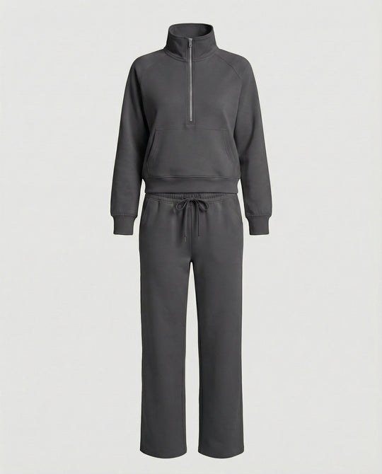 Jogginganzug Damen mit hohem Kragen