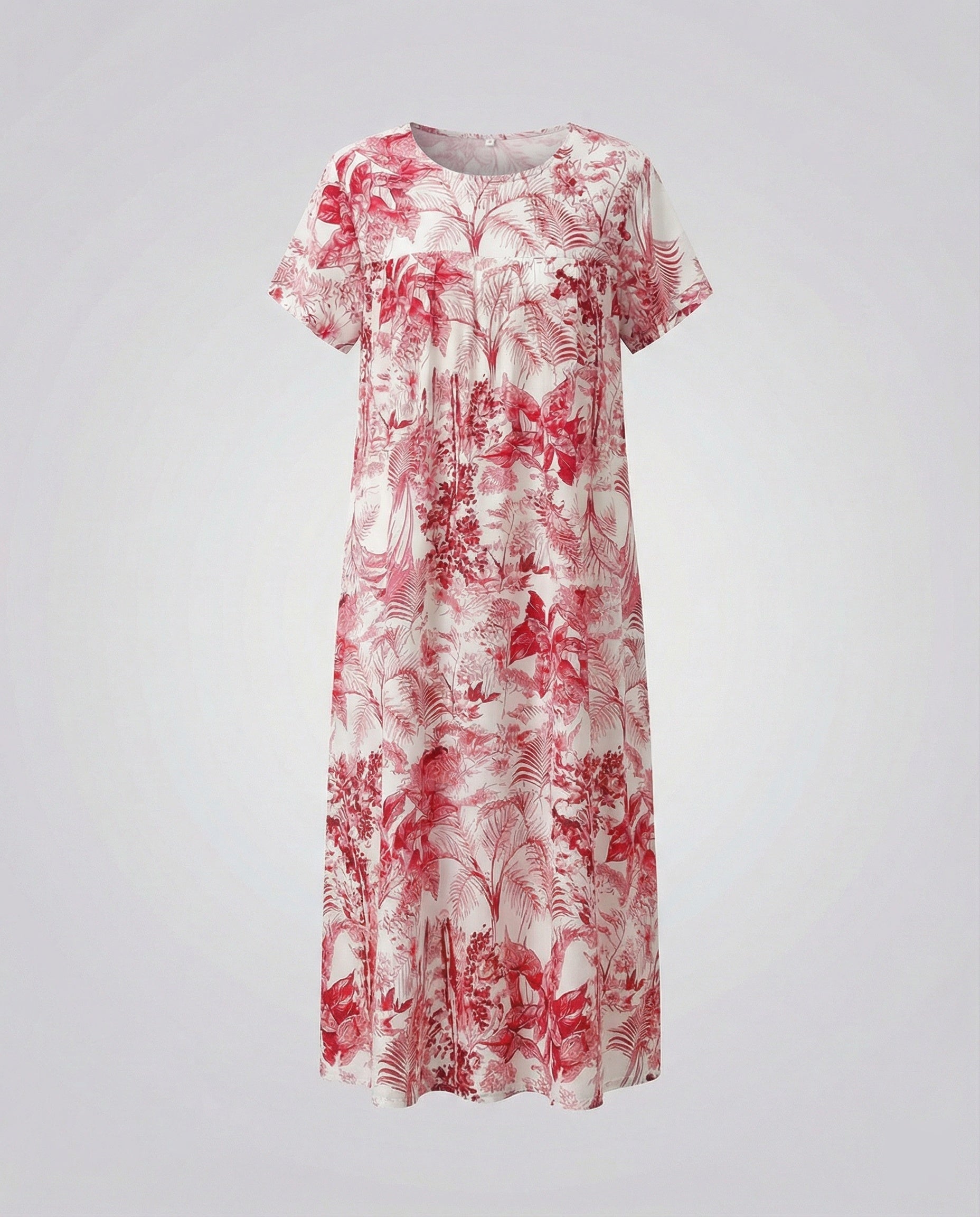 Luftiges Midikleid Damen Mit Taschen