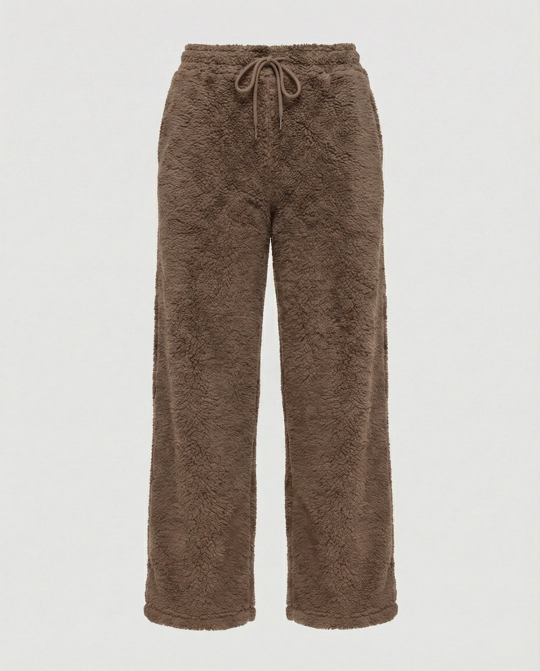 Damen kuschelige Fleece-Hose mit weitem Schnitt R&B