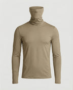 Herren Funktionsshirt mit hohem Kragen und innovativem Feuchtigkeitsmanagement R&B