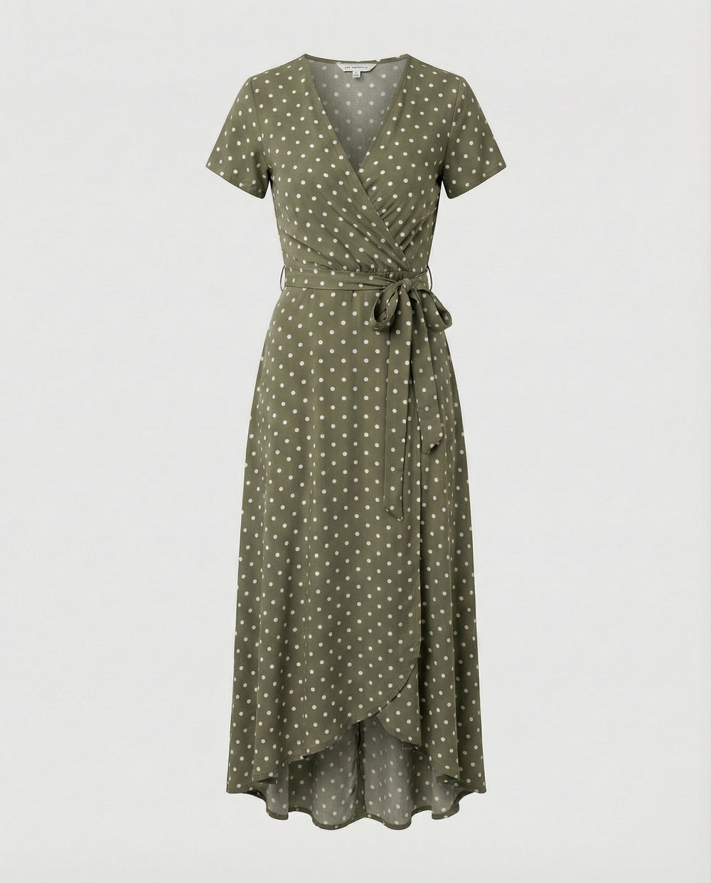 Damen Wickel Maxikleid mit Schlitz
