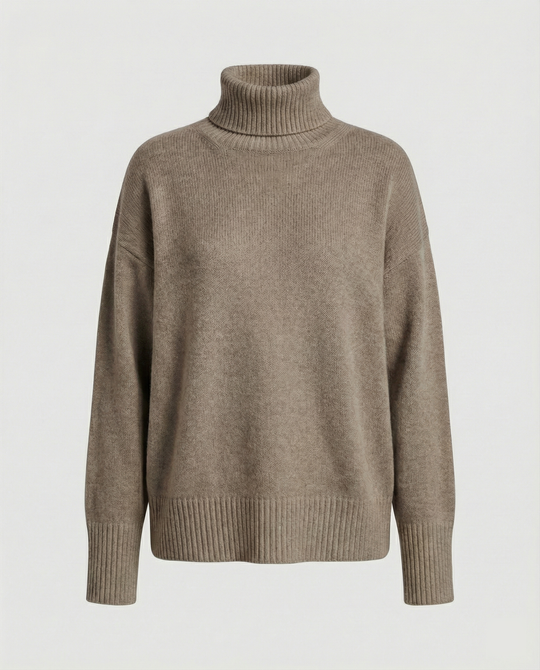 Damen kuscheliger Rollkragenpullover R&B