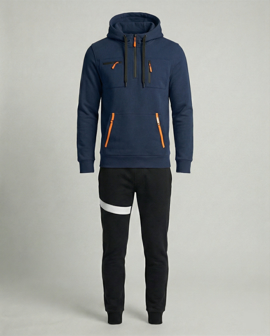 Herren sportliches Hoodie- und Jogginghosen-Set R&B
