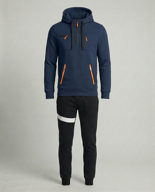 Herren sportliches Hoodie- und Jogginghosen-Set R&B