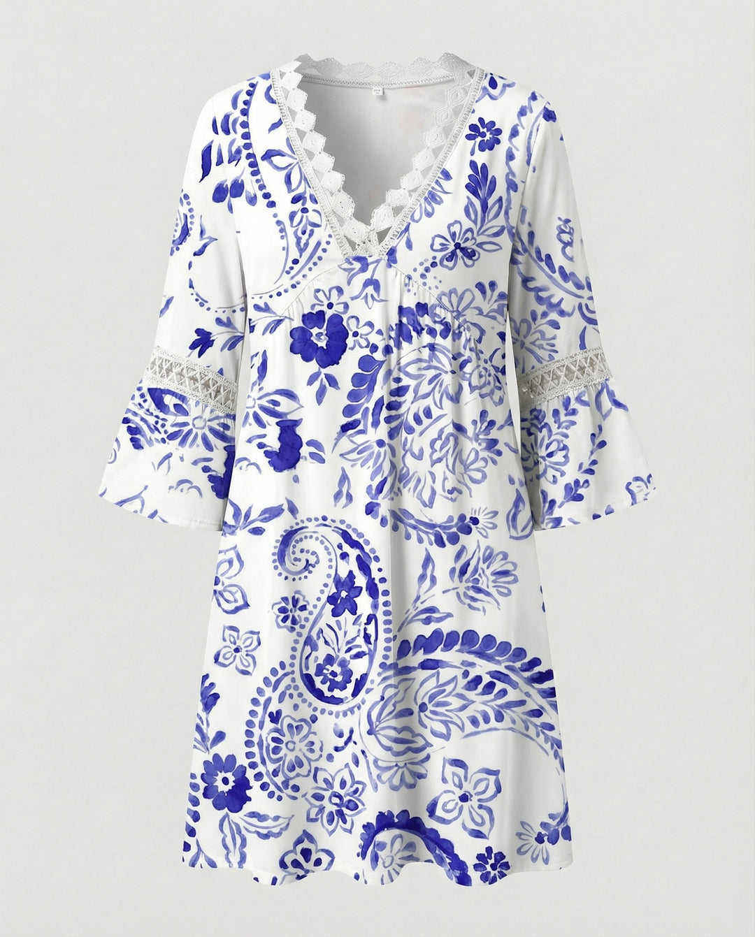 Damen Minikleid A-Linie floral