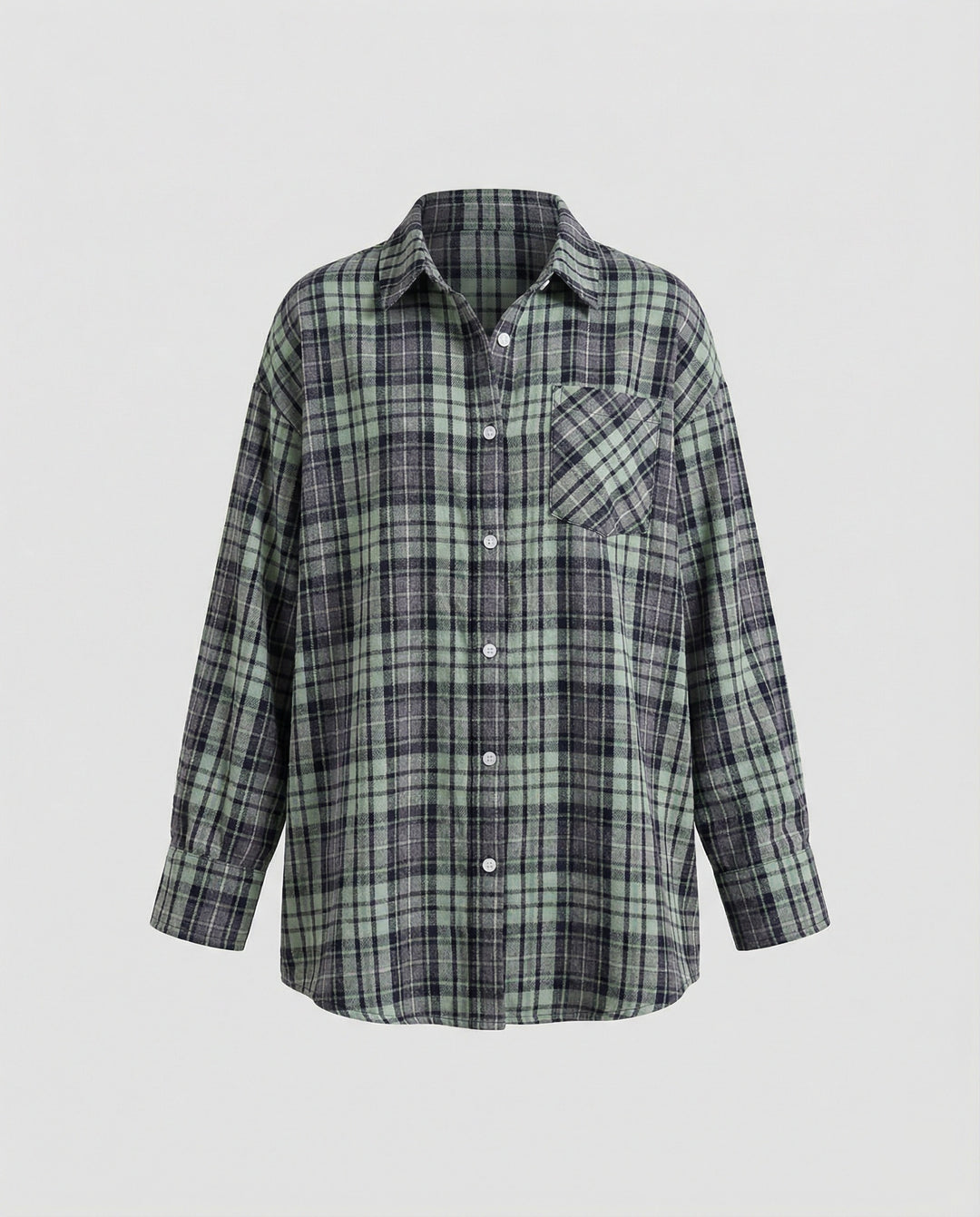 Damen Hemdjacke Flanell lang