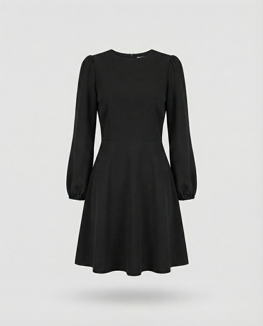 Skaterkleid Mit Ballonärmeln Damen