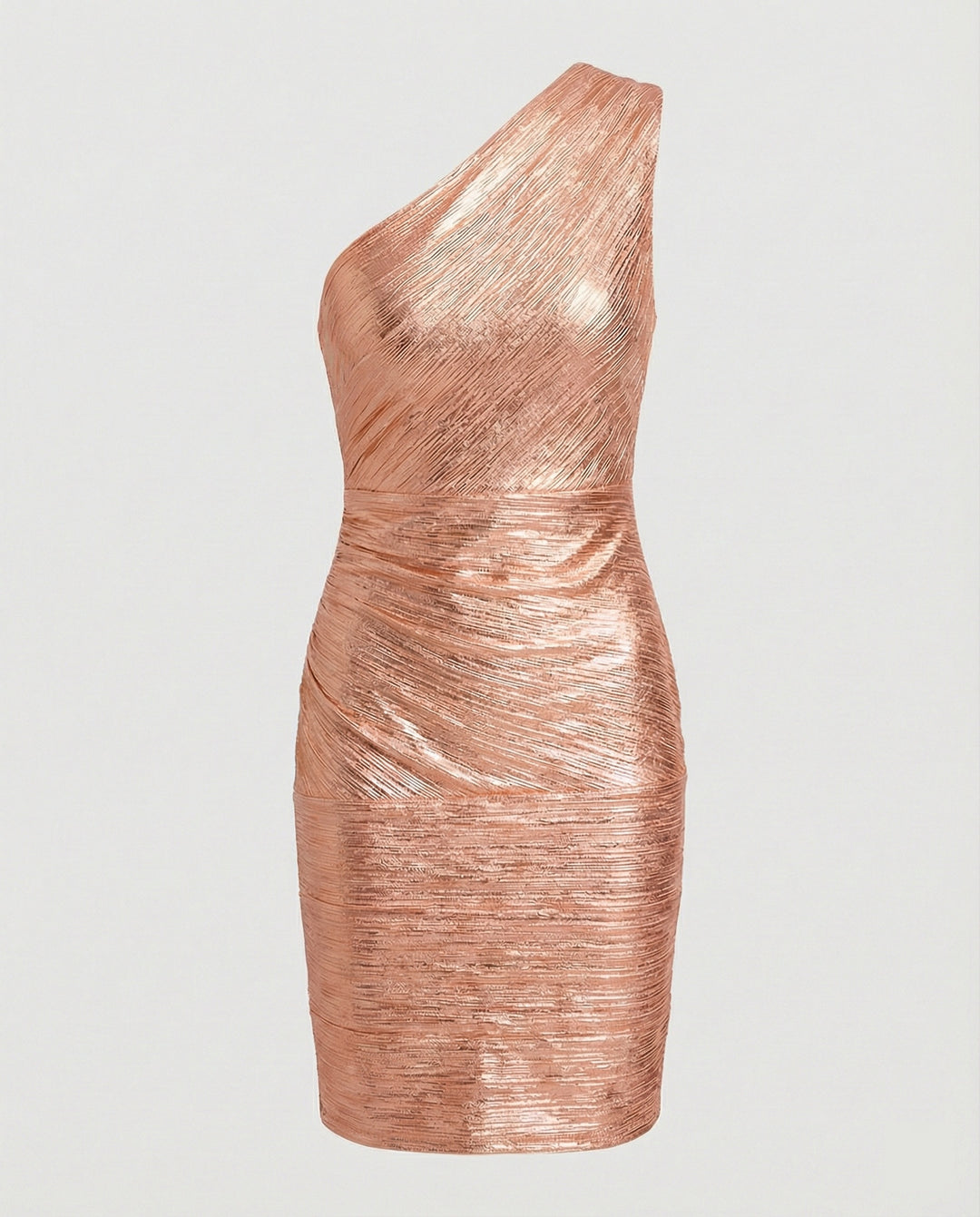 Schulterfreies Bandage Minikleid Damen