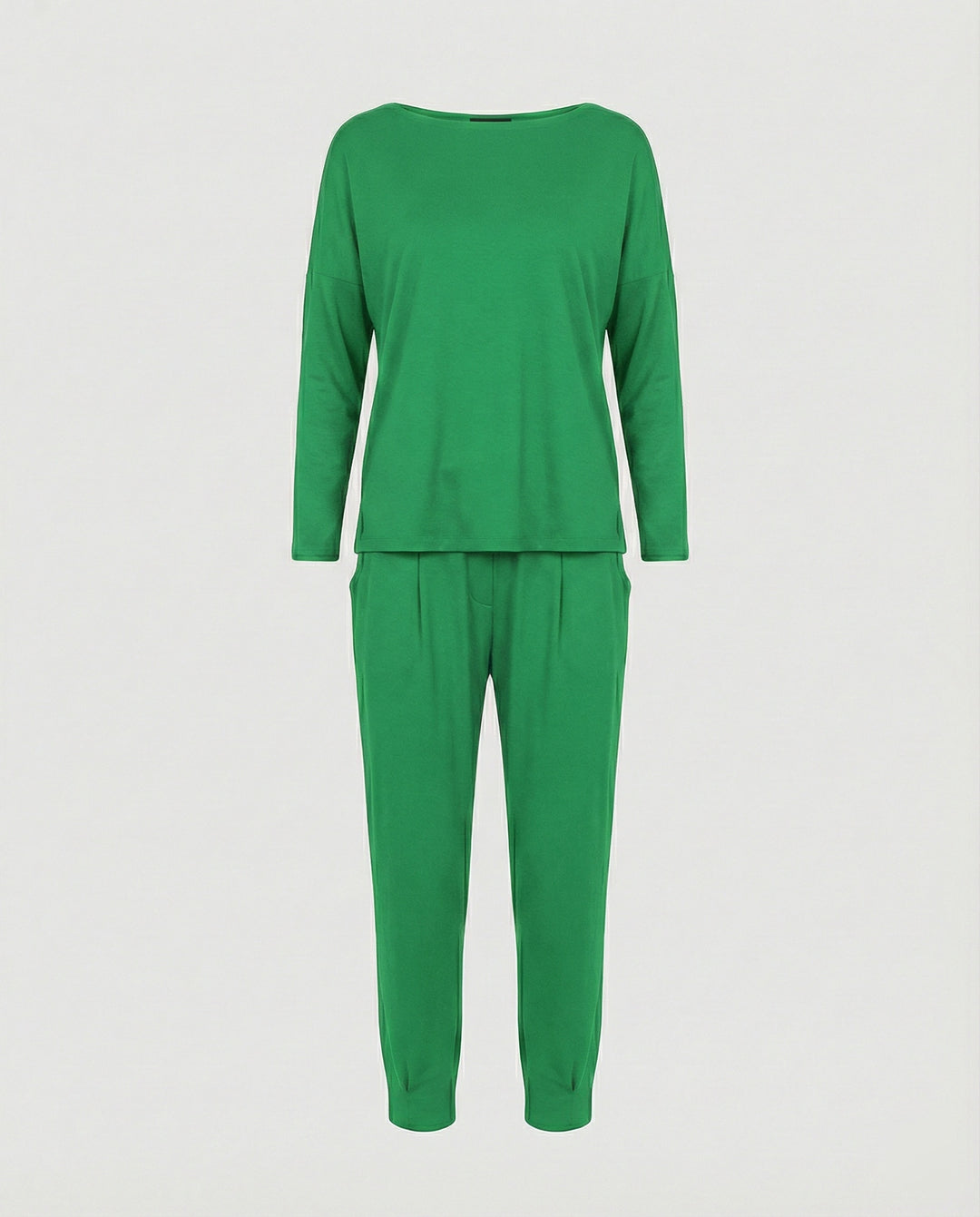 Jogginganzug Damen Lounge-Set mit weiten Ärmeln und Taschen
