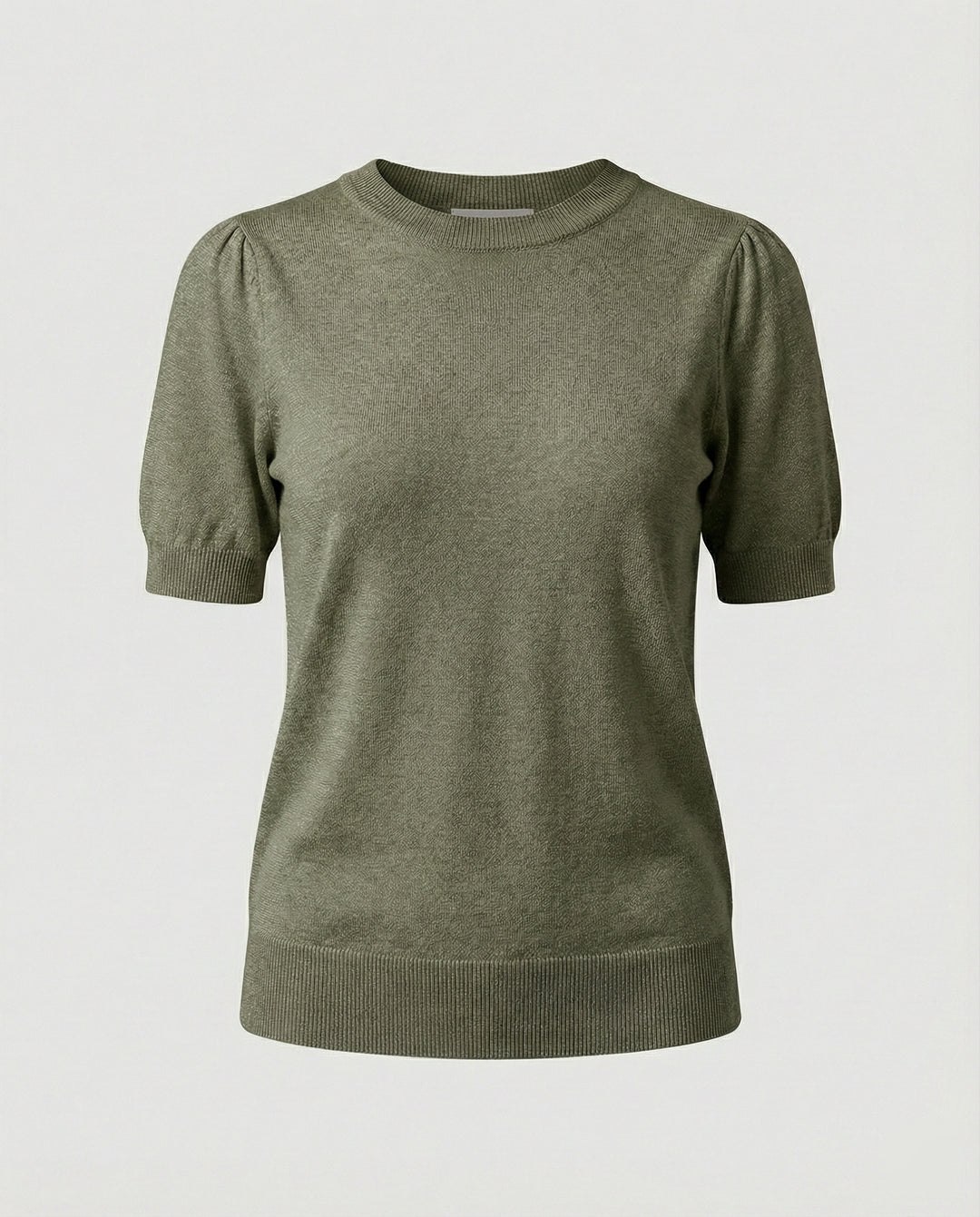 Damen Baumwollpullover mit kurzem Arm R&B