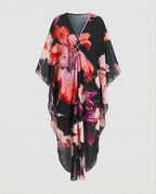 Damen Maxikleid Kaftan Sommer