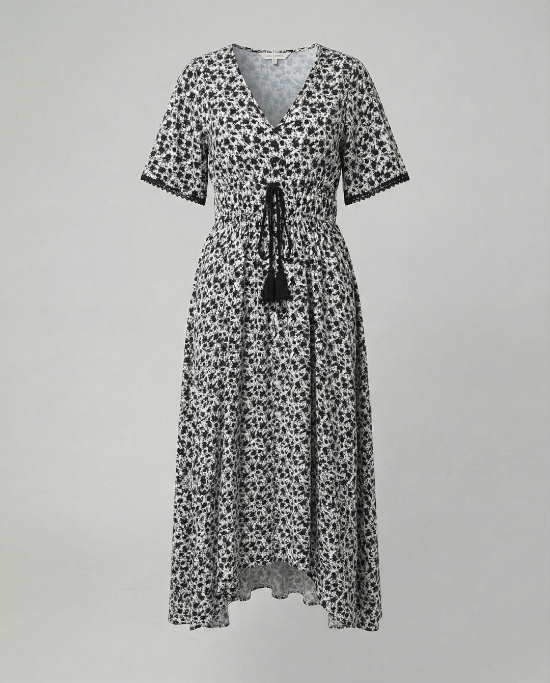 Damen Maxikleid mit floralen Akzenten