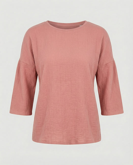 Damen Lässiges Oversized Shirt aus atmungsaktivem Material R&B