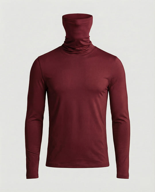 Herren Funktionsshirt mit hohem Kragen und innovativem Feuchtigkeitsmanagement R&B