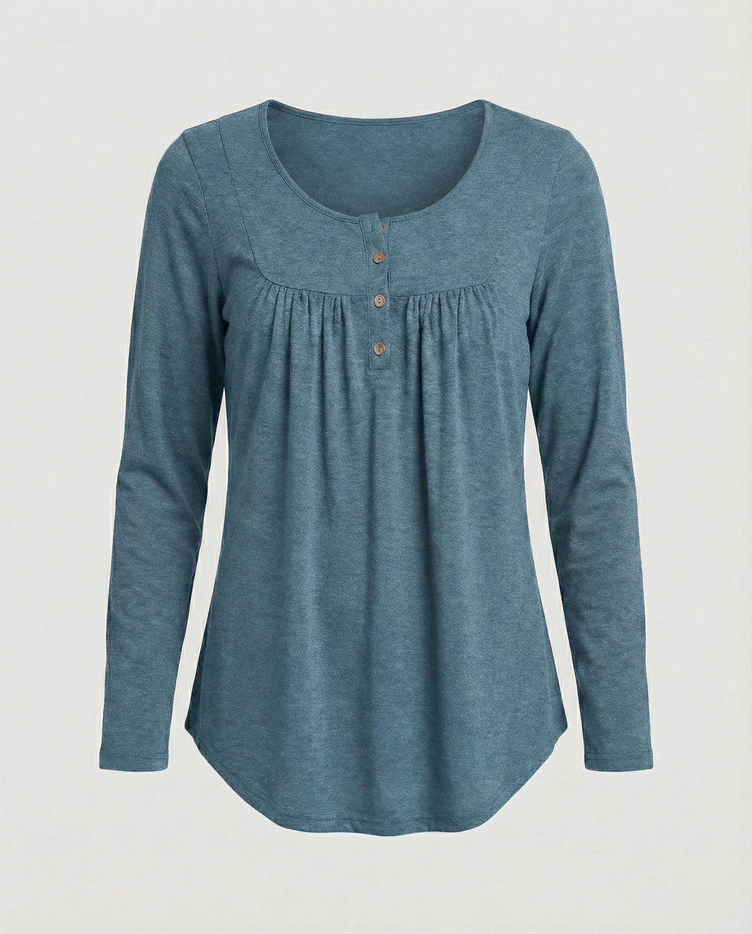 Damen Tunika Damen Langarm Henley