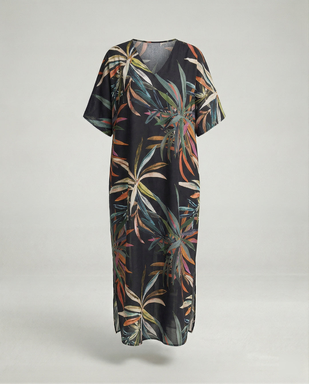 Damen Strandkleid Kimono mit Gürtel