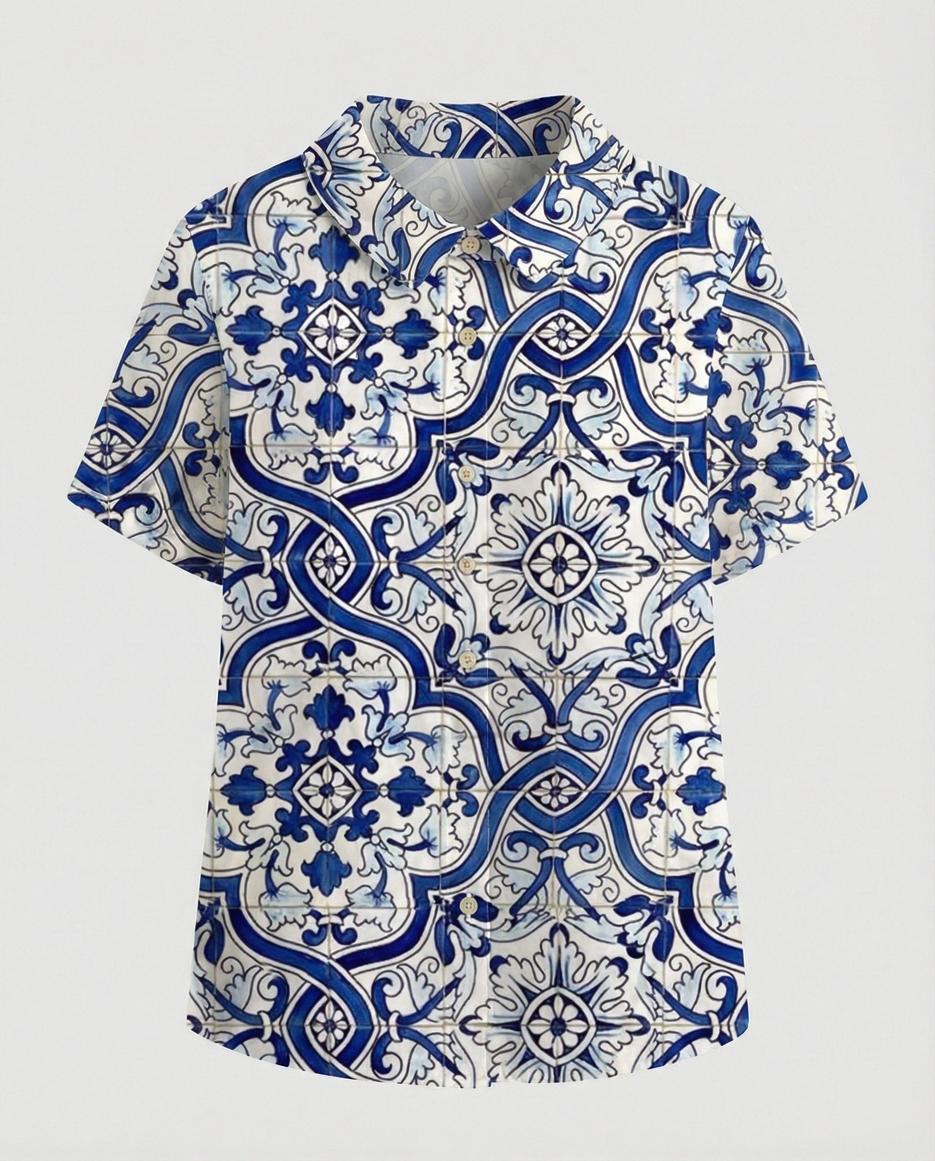 Damen Bluse Leinen Peter Pan Kragen