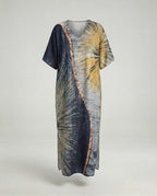 Damen Strandkleid Kimono mit Gürtel