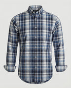Herren Flanell Langarmhemd Kariert