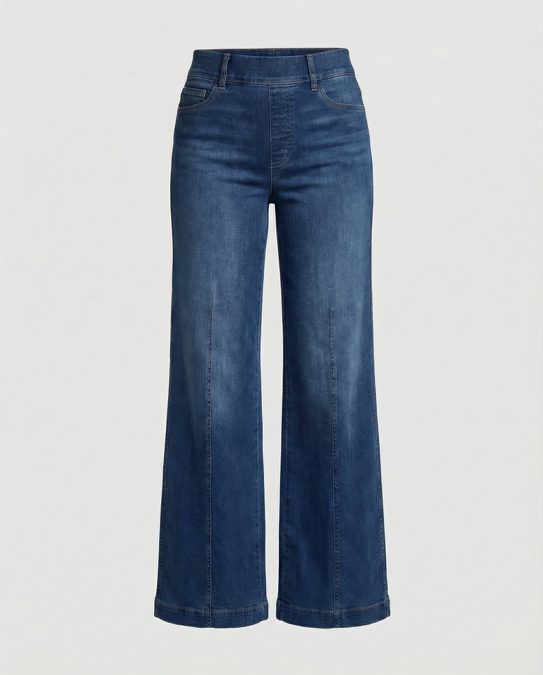 Damen Palazzo Jeans High Waist