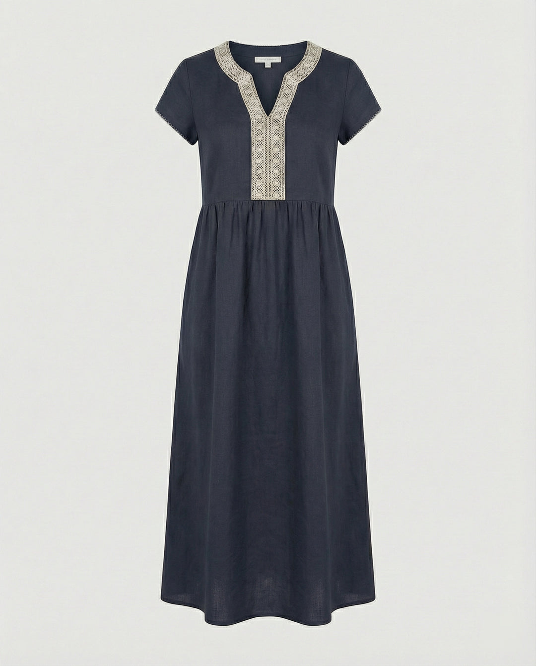 Damen Midikleid Sommer Spitze