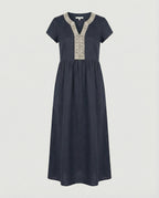 Damen Midikleid Sommer Spitze