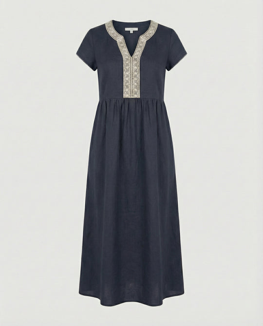 Damen Midikleid Sommer Spitze