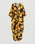 Damen Maxikleid Kaftan Sommer