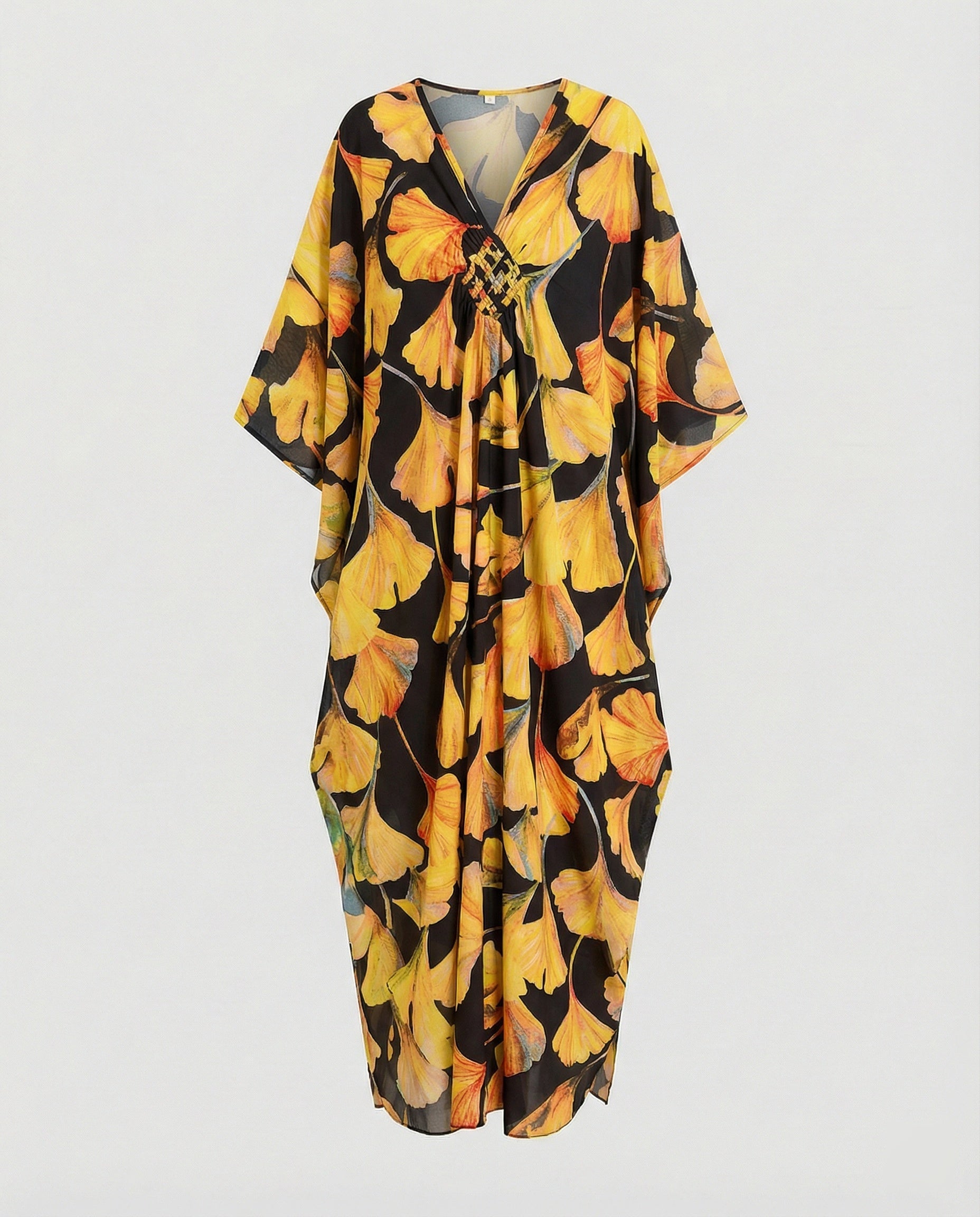 Damen Maxikleid Kaftan Sommer