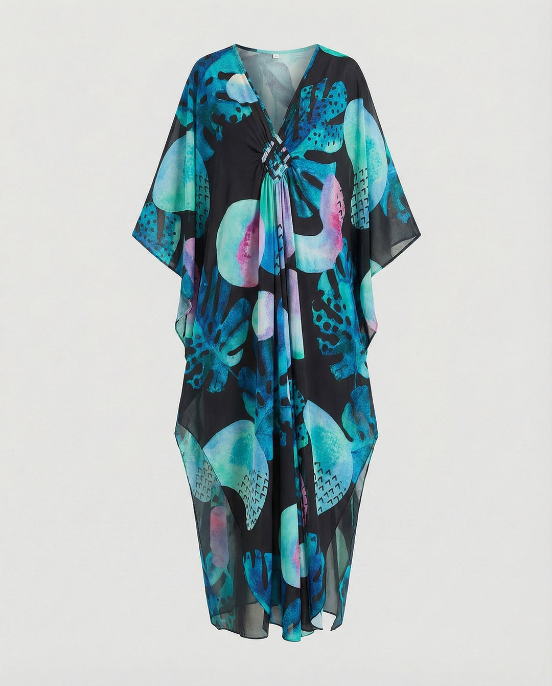 Damen Maxikleid Kaftan Sommer