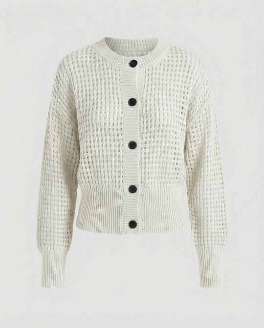 Damen luftiger Strickcardigan R&B