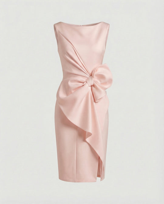 Damen Abendkleid elegant Satin