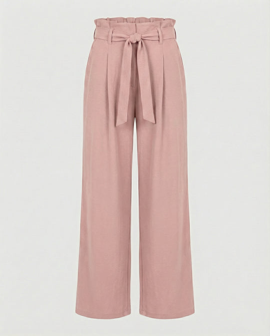 Damen Stoffhose Damen Palazzo High Waist