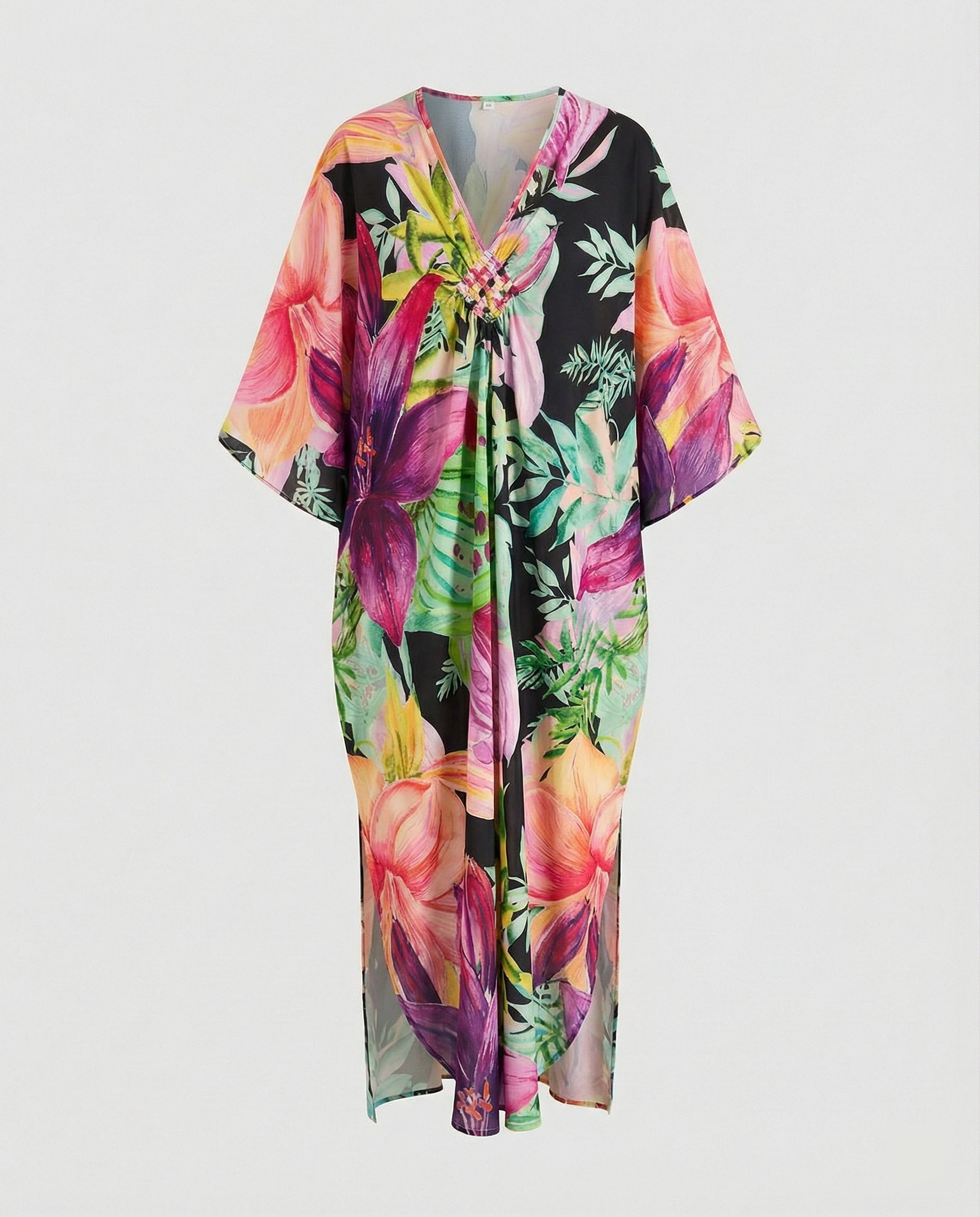 Damen Maxikleid Kaftan Sommer