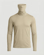 Herren Funktionsshirt mit hohem Kragen und innovativem Feuchtigkeitsmanagement R&B