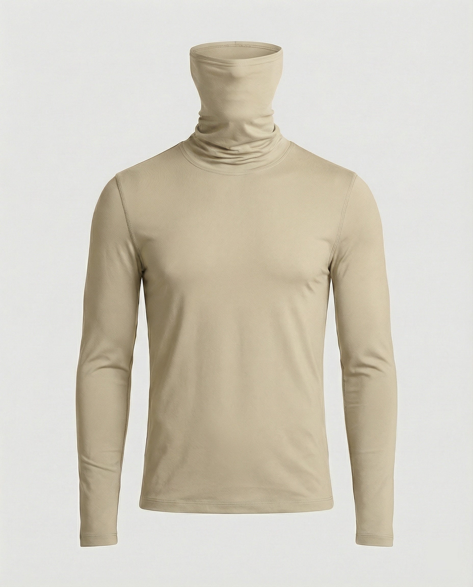 Herren Funktionsshirt mit hohem Kragen und innovativem Feuchtigkeitsmanagement R&B