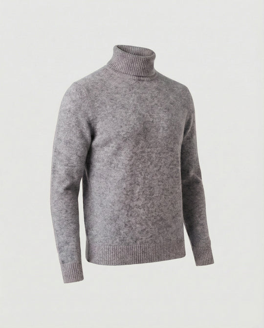 Herren Rollkragenpullover aus weichem Merinowolle R&B