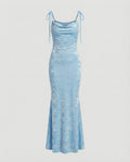 Jacquard Abendkleid Meerjungfrau Damen
