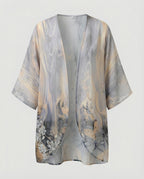 Offener Kimono Damen Floral