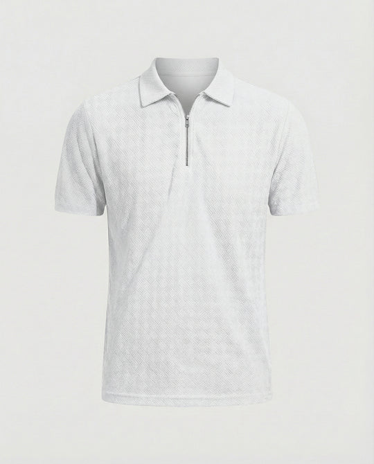 Herren Poloshirt mit Reißverschluss