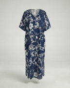 Damen Strandkleid Kimono mit Gürtel