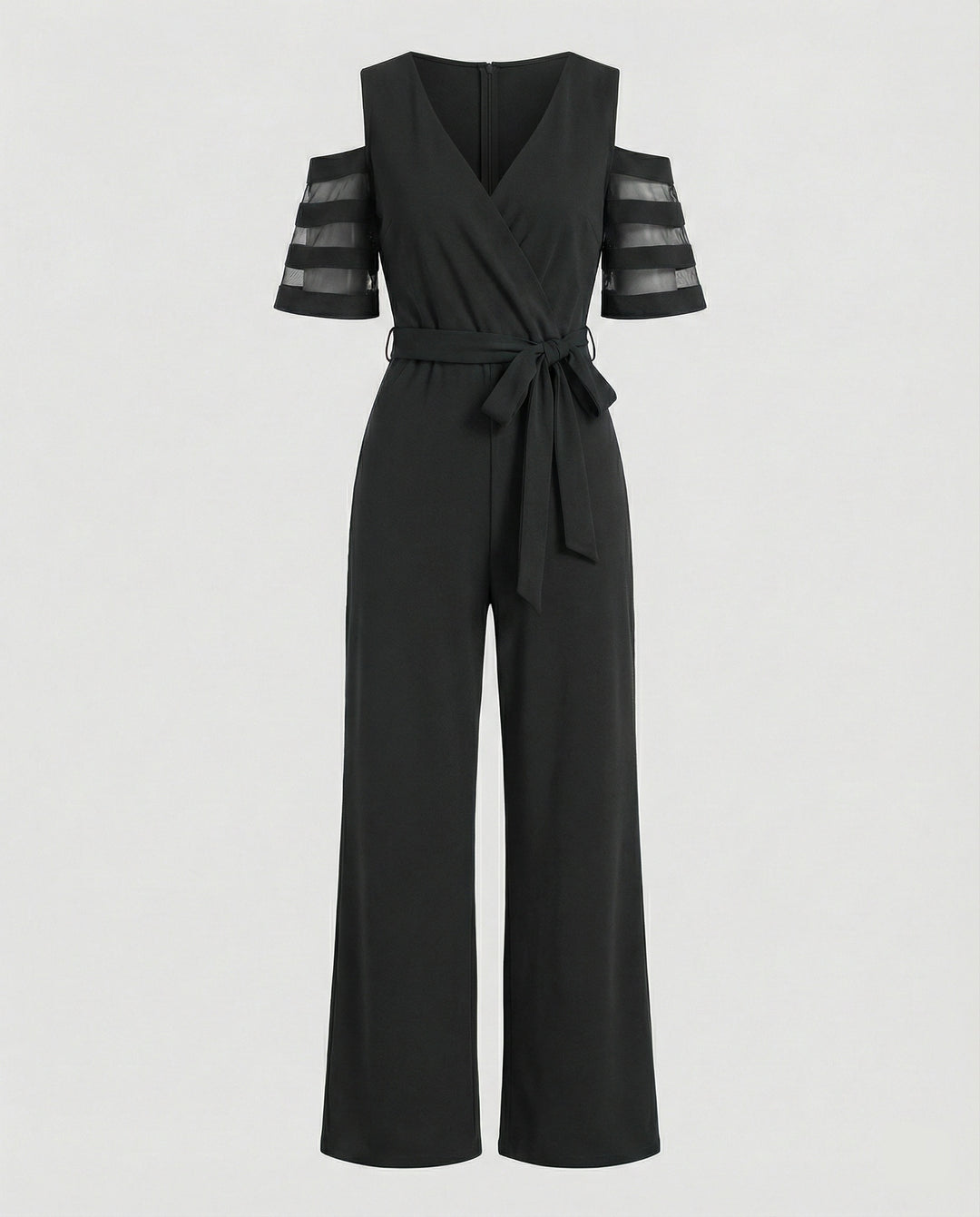 Damen Jumpsuit schulterfrei elegant