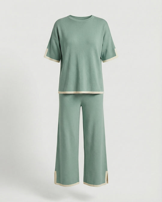 Damen Lounge-Anzug mit Vintage-Inspiration