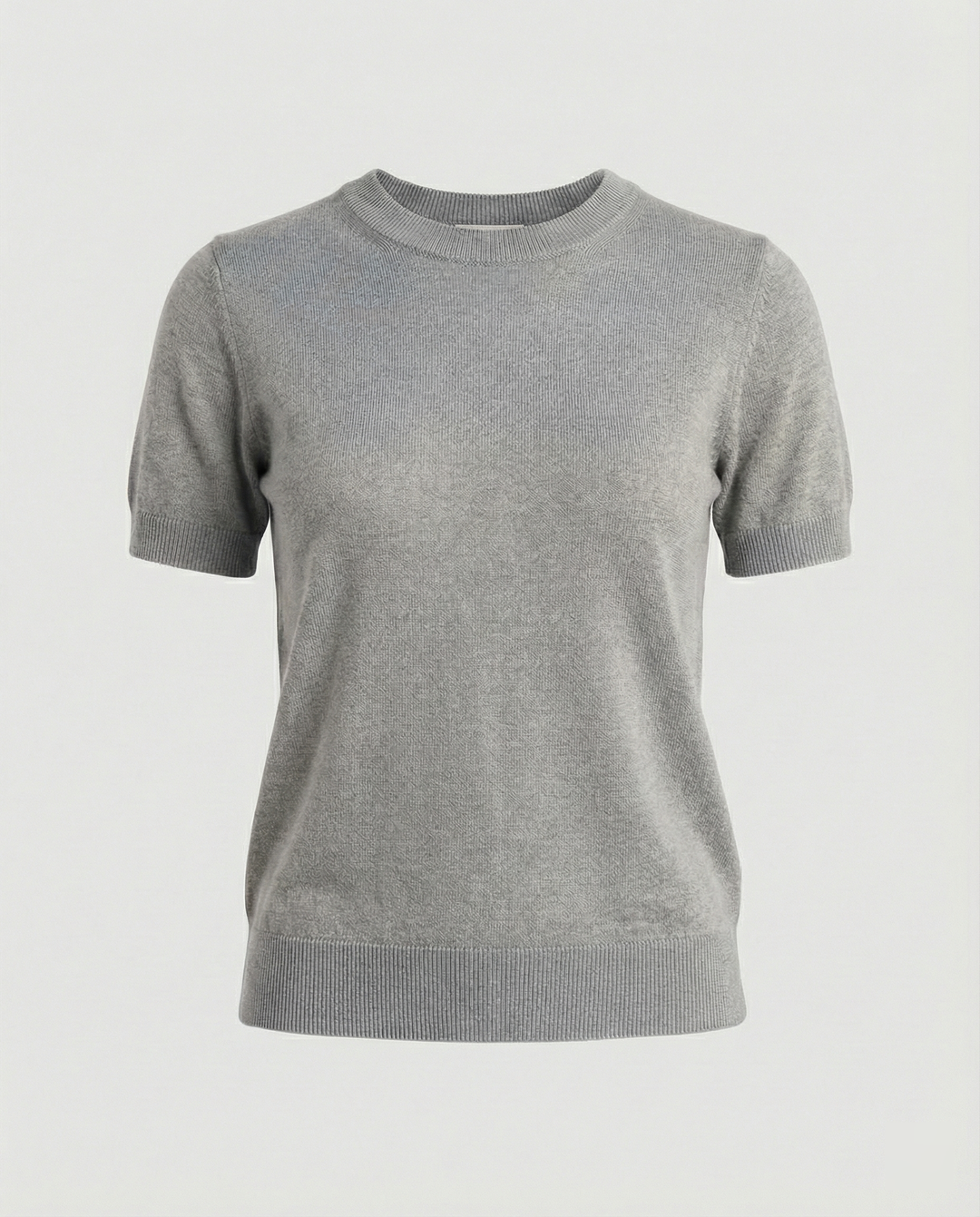 Damen Feinstrickpullover mit Kurzarmiger Silhouette und Weich Fließendem Material R&B