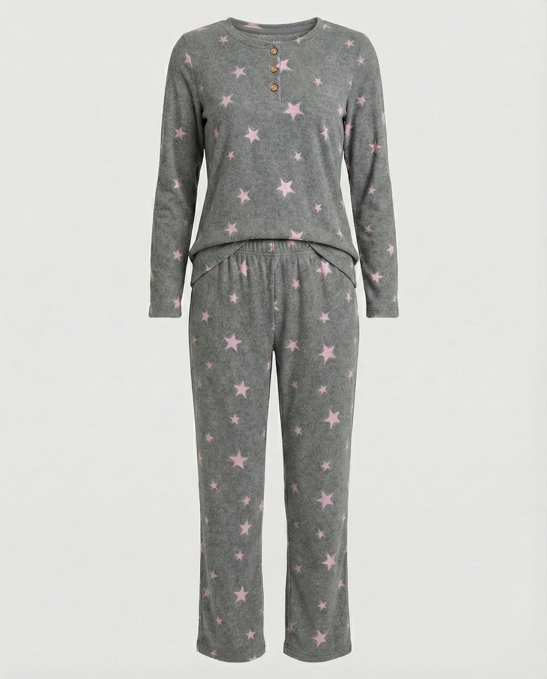 Damen Pyjama Set Damen Print