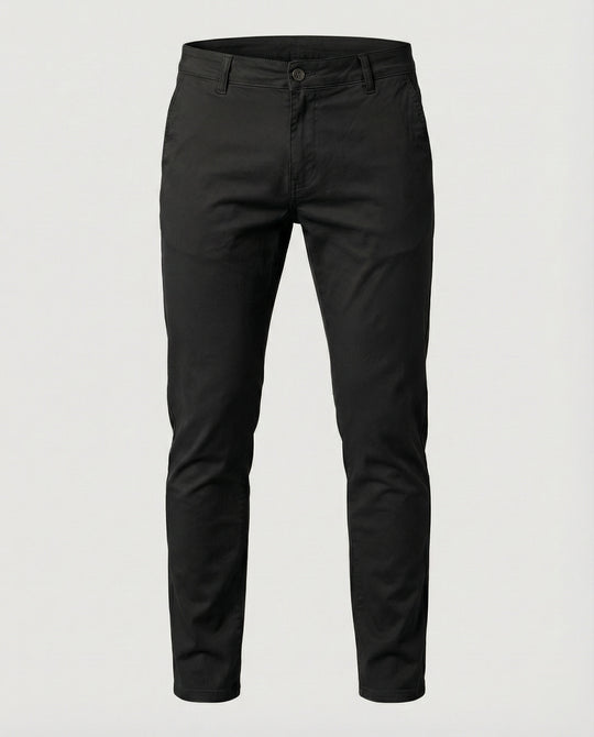 Herren Chinohose Slim Fit mit Elastikbund