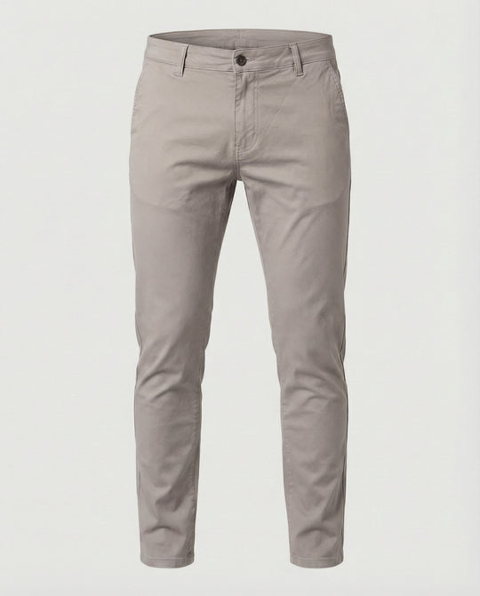 Herren Chinohose Slim Fit mit Elastikbund